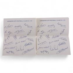 1961 Football Association Challenge Cup Final Leicester City vs. Tottenham Hotspur ephemera, including match programme, three ticket stubs, newspaper clippings,, programme of arrangements, invitations addressed to Mr & Mrs C Appleton to dinners in honour of the cup final, rosette, Sheffield United vs Leicester City 1961 Challenge Cup semi-final programme, highlights record and Success City Wembley 1961 publication