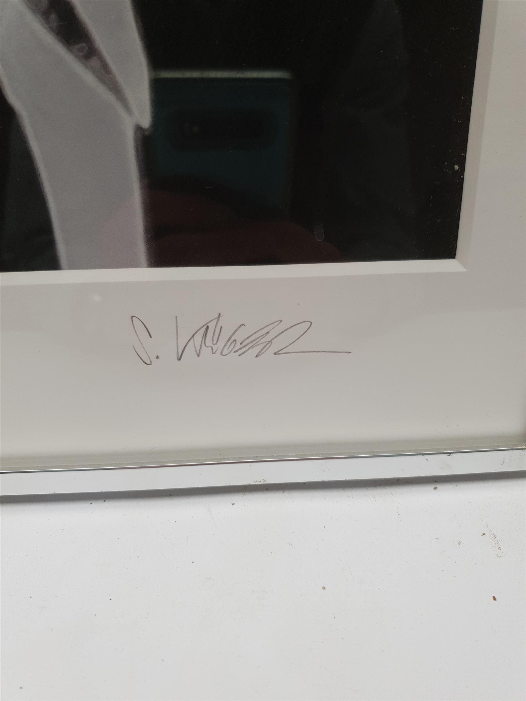 Sebastian Kruger (German 1963-):  Blues singer 'Howling Wolf', limited edition lithograph signed and numbered 3/99 in pencil on the mount 69cm x 35cm  