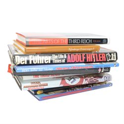 Collection of WWII Third Reich reference books, including The Arts of the Third Reich, German, German uniforms of the Third Reich 1933-1945, Flags and Banners of the Third Reich etc   