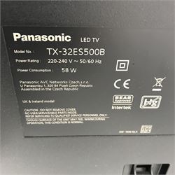 Panasonic TX-32ES500B television with remote control