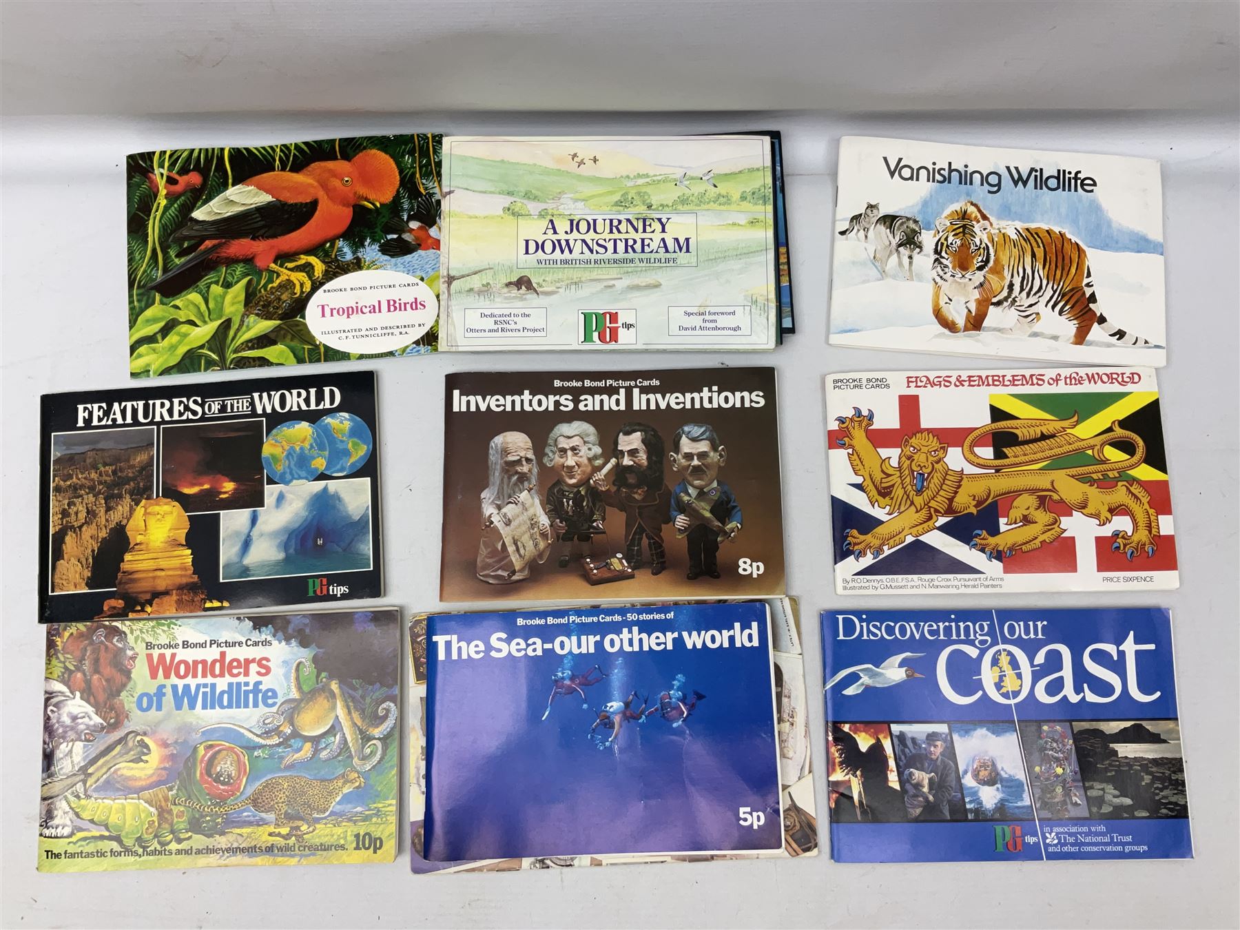 Quantity of Brooke Bond Picture Cards, to include a journey downstream, Olympic greats, History of Aviation, Fresh Water Fish etc  