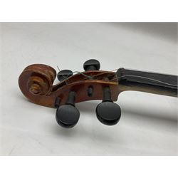 1920s Czechoslovakian violin, bearing label for Antonius Stradivarius Faciebat Anno 1826