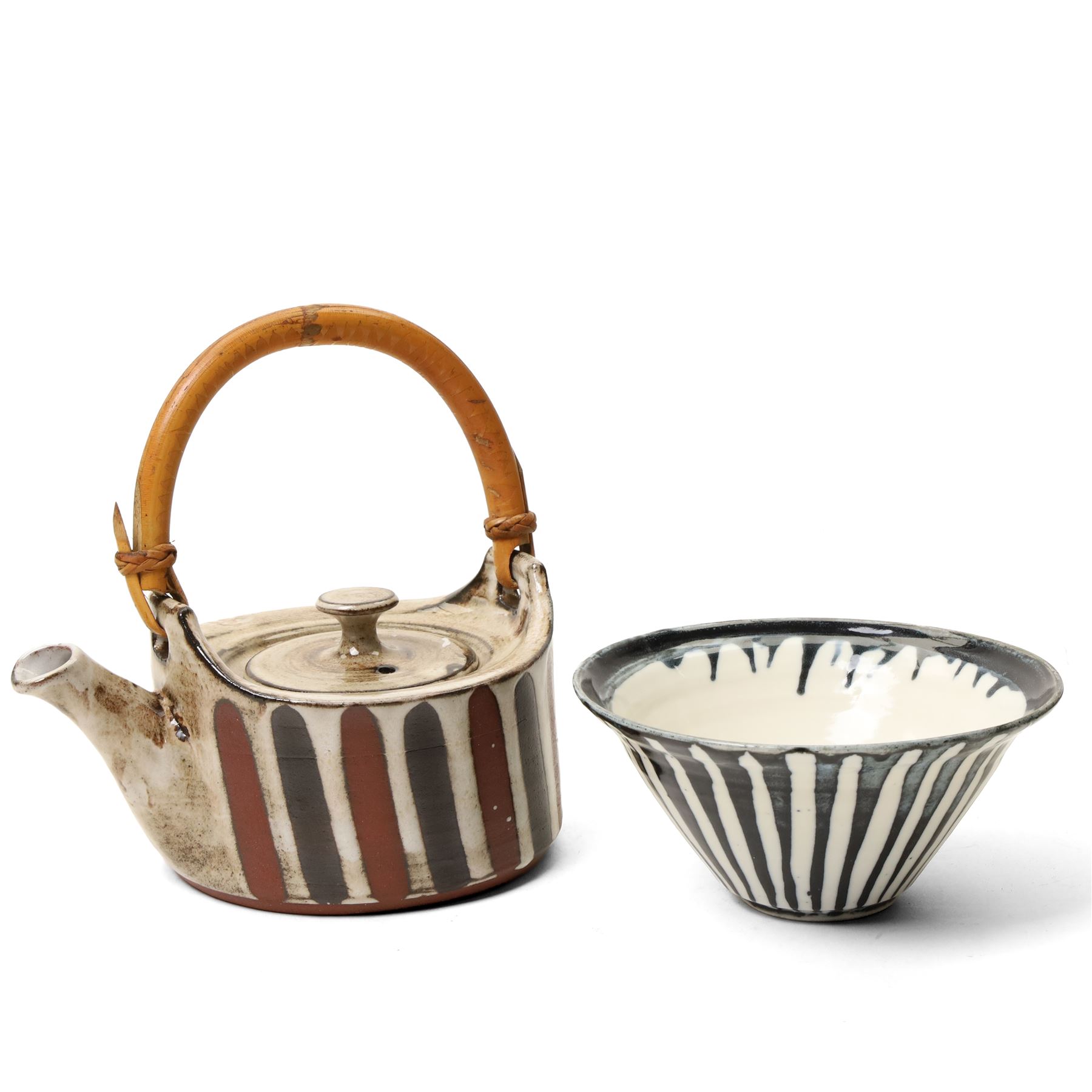 Collection of studio pottery, artists to include Michael Crosby-Jones, George Ormerod, Clive Brooker and others (7) 