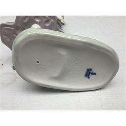 Three Lladro figures, comprising Dutch Girl with Braids no 5063, Dutch Girl with Duck no 5066 and Aracely with Ducks, all with original boxes, largest example H25cm