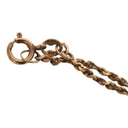 9ct gold dolphin pendant necklace
