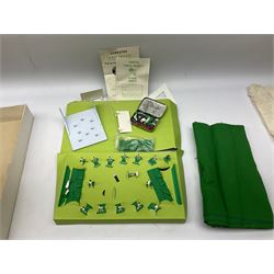 Subbuteo - 1970s Football Express 5-a-side table football game; together with Test Match Edition Table Cricket; both boxed with instructions (2)