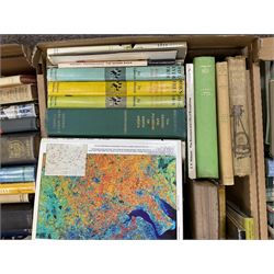 Collection of natural history books, including Lloyd's natural history books, four volumes, Insects of the British woodlands, Flowers of the field Johns & Elliott, Textbook of Theoretical Botany three volumes etc, seven boxes 