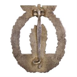 WWII German Third Reich Mine Sweeper badge, H6cm