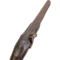19th century percussion pistol, L41cm