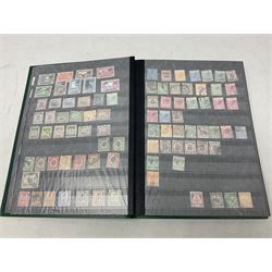 Stamps including St Helena, Fiji, Southern Rhodesia, Malaya, Bermuda, Queen Victoria and later Ceylon, various Universal Postal Union 1949 etc, housed in six albums/folders