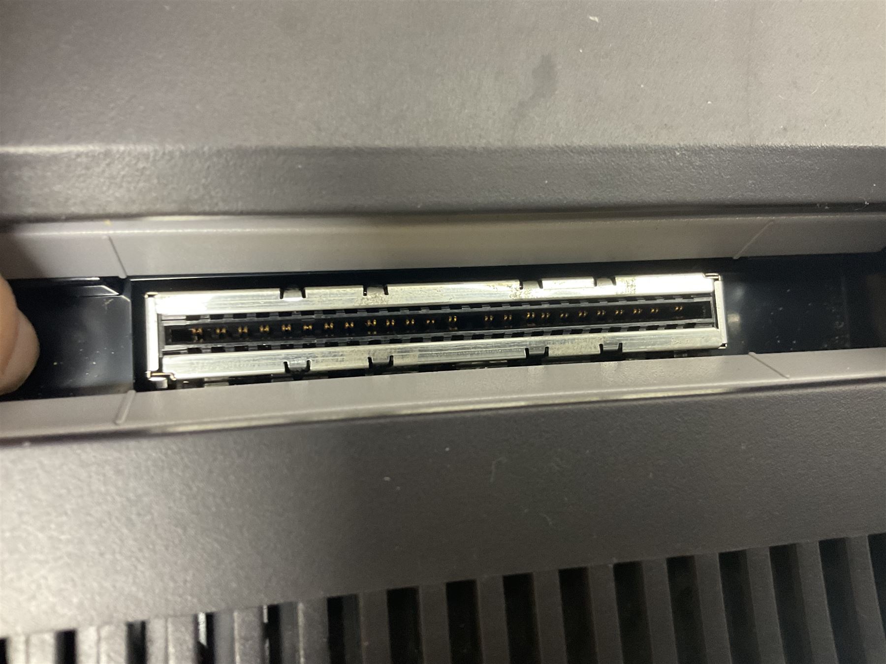 Nintendo 64 console, two controllers, games and accessories. Accessories to include the ‘Tremorpak’ and ‘Spook’ 2 Phono plugs and a S-VHS plug with adapter, both in original boxes. Games to include ‘Golden Eye 007’, ‘Doom 64’, ‘Killer Instinct Gold’, ‘Tetrisphere’, ‘F-1 World Grand Prix’, ‘Pilotwings 64’ and ‘Lylatwars’ with ‘Rumble Pak’, all with original boxes and instruction manuals. ‘Star Wars Episode I Racer’ game cartridge in Shadows of the Empire box. 