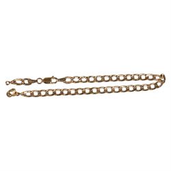 Three 9ct gold bracelets