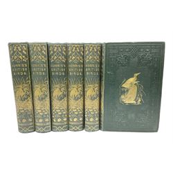 Morris, Rev Francis Orpen; A History of British Birds, six volume set. In original gilt embossed cloth, with approximately 358 hand coloured plates