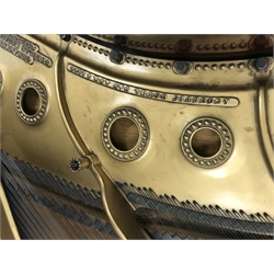 Steinway & Sons - Victorian rosewood cased grand piano, model 'O', iron framed and overstrung, serial no. '93958', circa. 1897, pierced scrolling music rest, turned and fluted supports with recessed castors, L187cm, W143cm, H99cm 