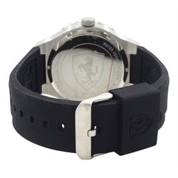 Ferrari Speciale Evo gentleman's stainless steel automatic wristwatch, Ref. SF.36.1.14.0315, on original rubber strap, boxed with papers