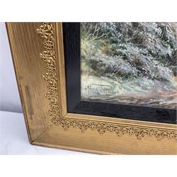 Alexander Molyneux Stannard (British 1898-1975): Horse and Cart through Moors and Moorland Sheep Landscape, pair watercolours signed 37cm x 63cm (2)