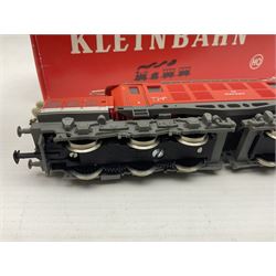 Kleinbahn HO gauge - three locomotives OBB 1020 Elektr. Berglokomotive; OBB 1044.209-3 Elektrische Lokomotive; and OBB 2050 Dieselelektrische; all boxed (3)