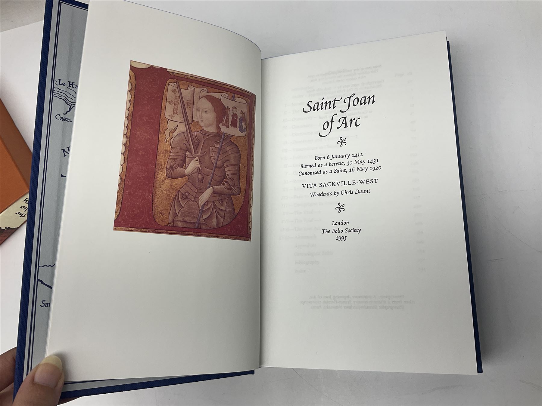 Folio Society - twenty-one volumes including Columbus on Himself, St Joan of Arc, The Devils of Loudun, The Rise and Fall of Athens, etc  