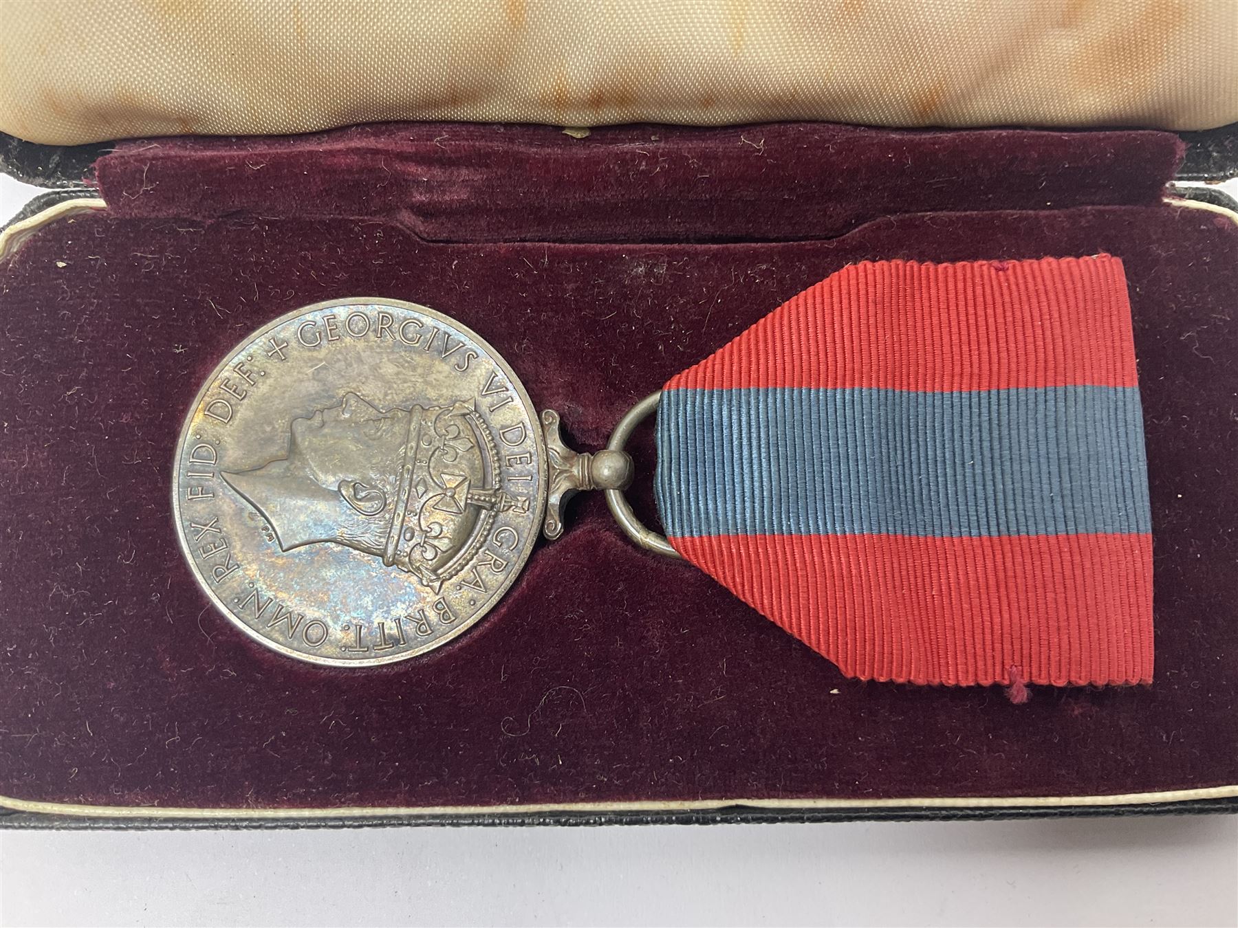 WWI pair of medals comprising British War Medal and Victory Medal awarded to 380807 Pte. W. Hayles Hamps. R.; Imperial Service Medal awarded to William Hayles; cased and boxed; WWII 1939-1945 War Medal and Defence Medal in issue box with slip; 1930s hallmarked silver football presentation fob etc