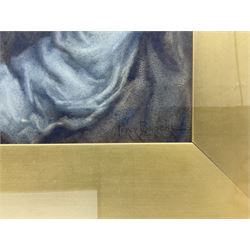 Percy Brooke (British 1869-1916): A Staithes Fishwife, watercolour signed 34cm x 39cm