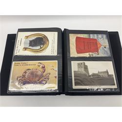 Approximately six hundred and fifty early 20th century and later local interest Scarborough postcards, housed in four albums