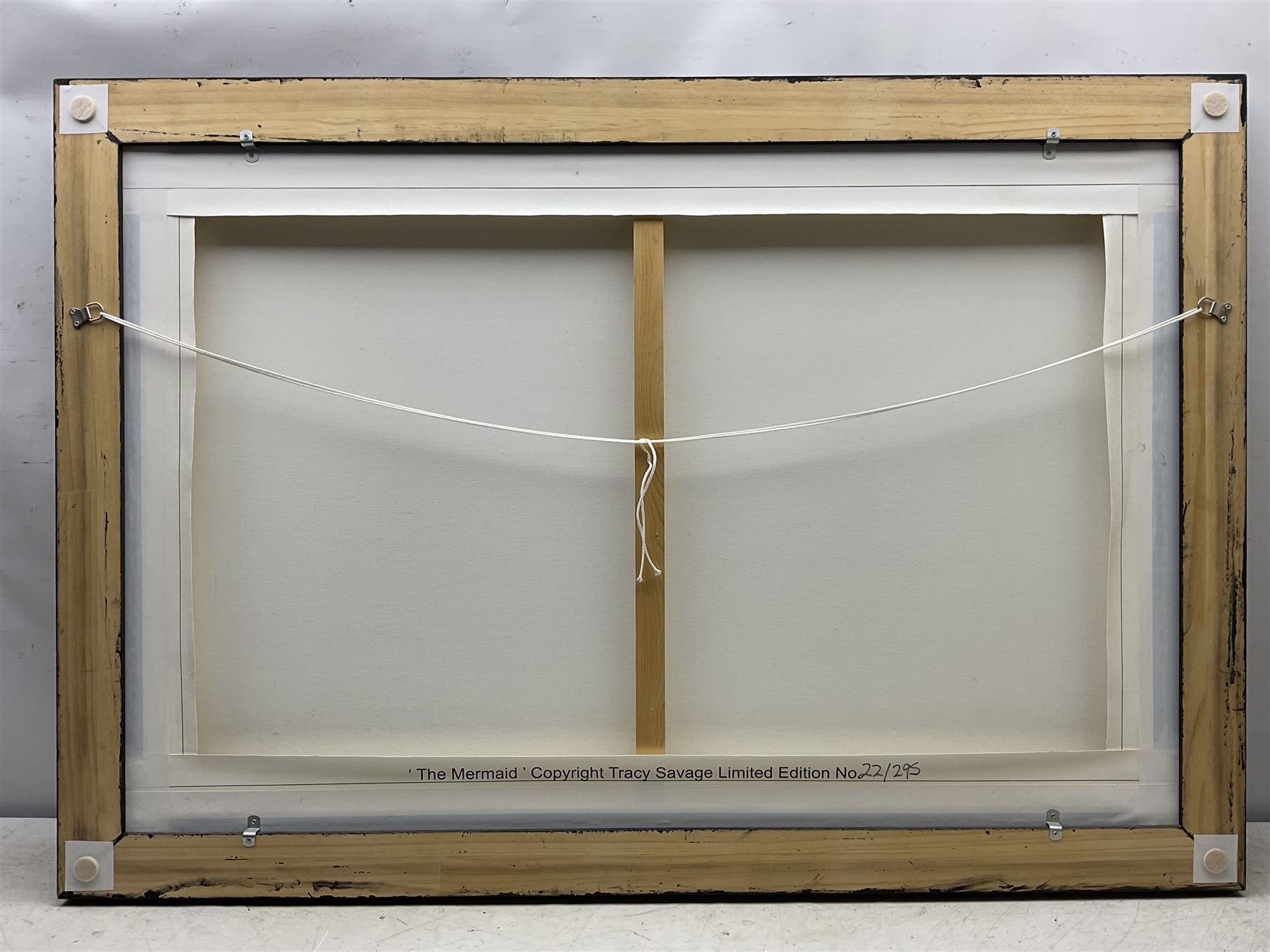 Tracy Savage (Scarborough 1963-): 'The Mermaid', limited edition print titled and numbered 22/295 verso 75cm x 113cm 