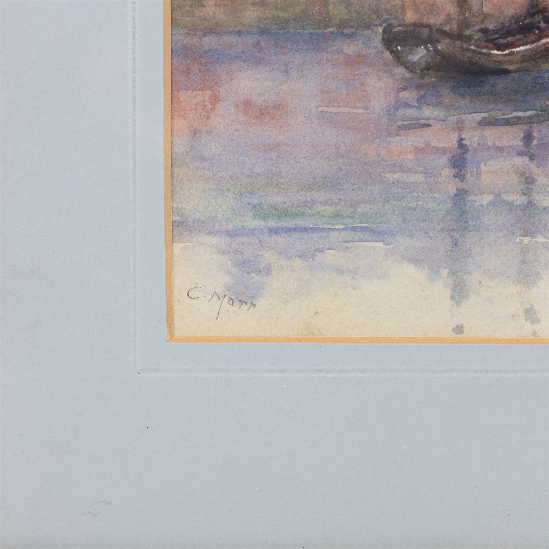 A Smith (British 19th/20th Century): Scarborough Pier Lighthouse, watercolour indistinctly signed 24cm x 19cm; C Marr (British 19th/20th Century): 'Whitby Harbour', two watercolours signed, one titled verso, 20cm x 28cm and 22cm x 29cm (3)