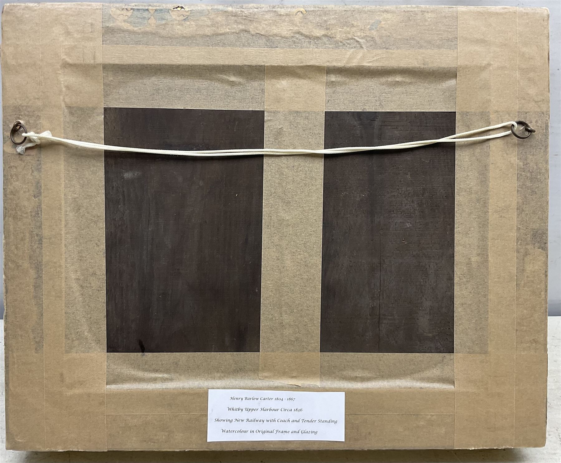 Henry Barlow Carter (British 1803-1867): Whitehall and the Upper Harbour at Whitby, watercolour with scratching out unsigned 25cm x 33cm