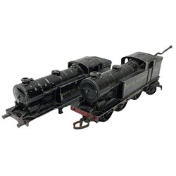 Hornby '00' gauge - Class L1 4-4-0 locomotive Southern 1757, boxed; Class N2 0-6-2 Tank locomotive No.69561 with additional body; unboxed; and Devon Belle Pullman Observation Car, boxed; quantity of track; and six wagons by various makers including Wrenn, Trackmaster etc (one boxed)