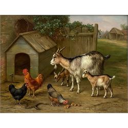Edgar Hunt (British 1876-1953): Farmyard Companions, oil on canvas signed and dated 1936, 35cm x 45cm
Provenance: purchased by the vendor from Haynes Fine Art, Broadway c.2005