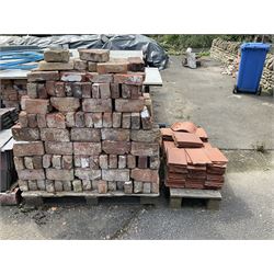 Quantity of reclaimed bricks, and ACME roofing tiles on two pallets - THIS LOT IS TO BE VIEWED AND COLLECTED BY APPOINTMENT FROM THE CAYLEY ARMS, HIGH STREET, BROMPTON-BY-SAWDON, YO13 9DA