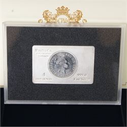 'The 5oz Silver Bullion Coin Bar', formed from a Queen Elizabeth II 2015 one ounce fine silver Britannia surrounded by a Baird and Co four ounce fine silver ingot, cased with certificate