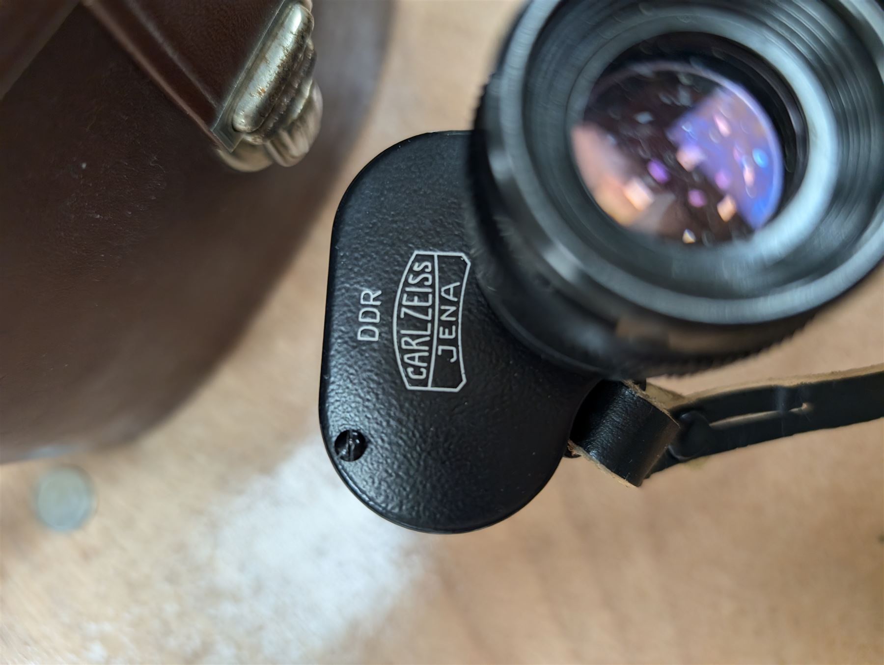 Pair of Carl Zeiss Jena Deltintem 8x30 binoculars, in carry case