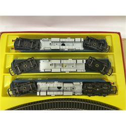 Hornby/Tri-Ang ‘00’ gauge - RS52 The Blue Pullman Electric Train Set comprising diesel pullman motorcar, parlour car and non-powered motorcar with a quantity of track; five further loose models comprising one diesel locomotive, three pullman coaches and one breakdown train unit (6) 