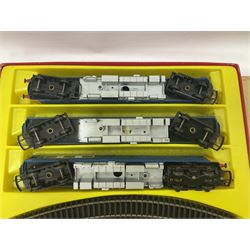 Hornby/Tri-Ang ‘00’ gauge - RS52 The Blue Pullman Electric Train Set comprising diesel pullman motorcar, parlour car and non-powered motorcar with a quantity of track; five further loose models comprising one diesel locomotive, three pullman coaches and one breakdown train unit (6) 