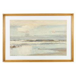 Charles William Adderton (British 1866-1944): Waves Lapping at the Shore, watercolour signed and dated '96, 32cm x 51cm 
Provenance: private collection, purchased David Duggleby Ltd 
25th November 2022 Lot 126