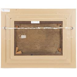 Walter Linsley Meegan (British c1860-1944): Waterfall and River Landscapes, pair oils on canvas signed 24cm x 34cm (2)