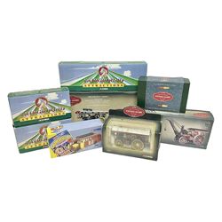 Corgi - eight 1:50 scale models comprising four Vintage Glory of Steam 80105, 80108, 80110 and CC20102; three Fairground Attractions models CC55104 and two CC20303; one Chipperfields Circus 97022, all in original boxes 