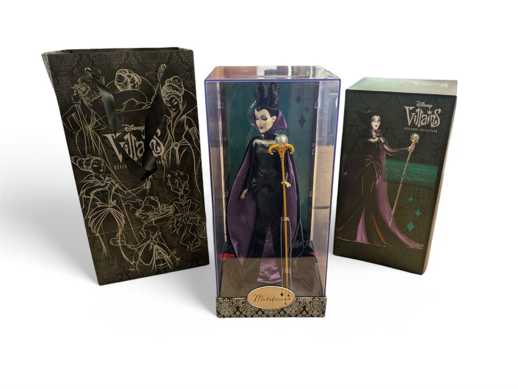 Disney Villains Designer Collection doll 'Maleficent', in original box and bag