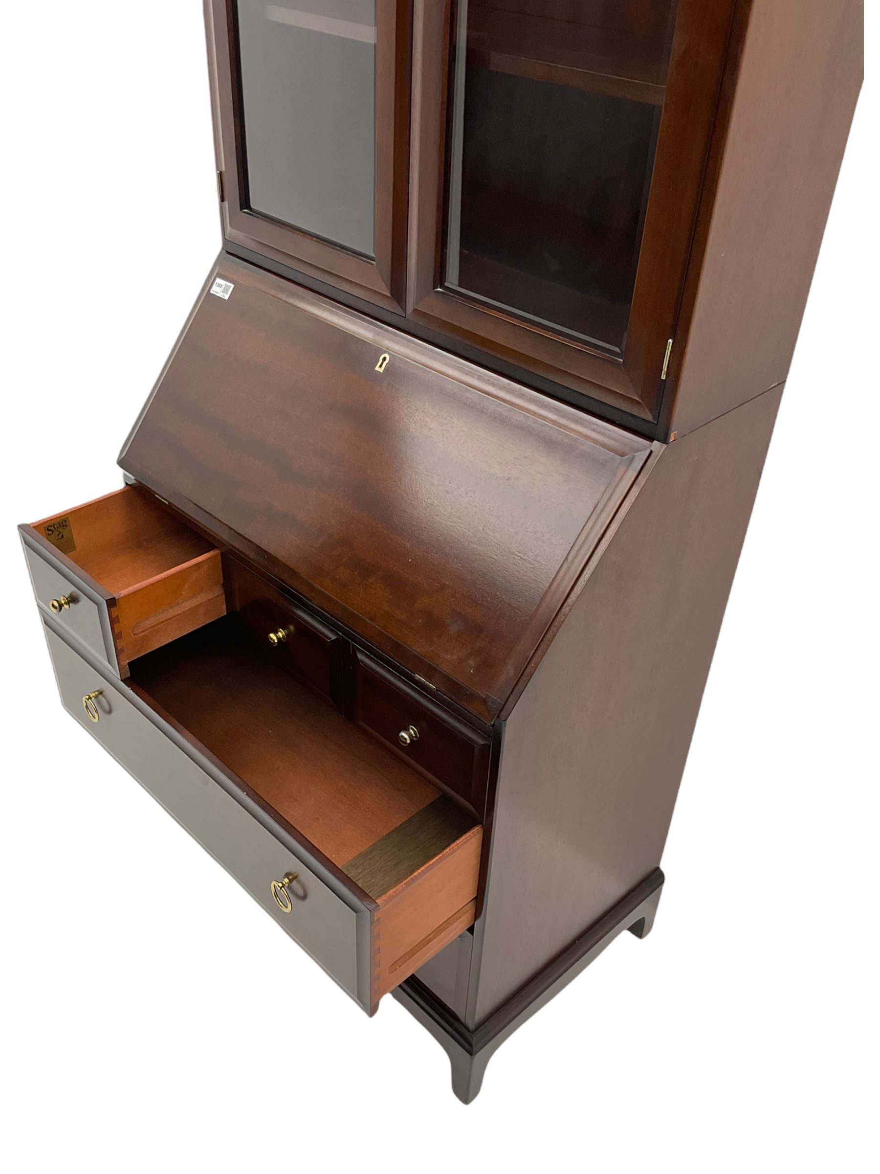 Stag Minstrel mahogany bureau bookcase The Furnishings Sale