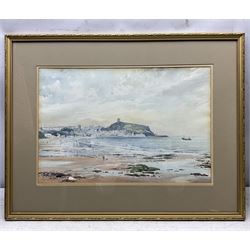 Edward H Simpson (British 1901-1989): South Bay Scarborough, watercolour signed 35cm x 53cm