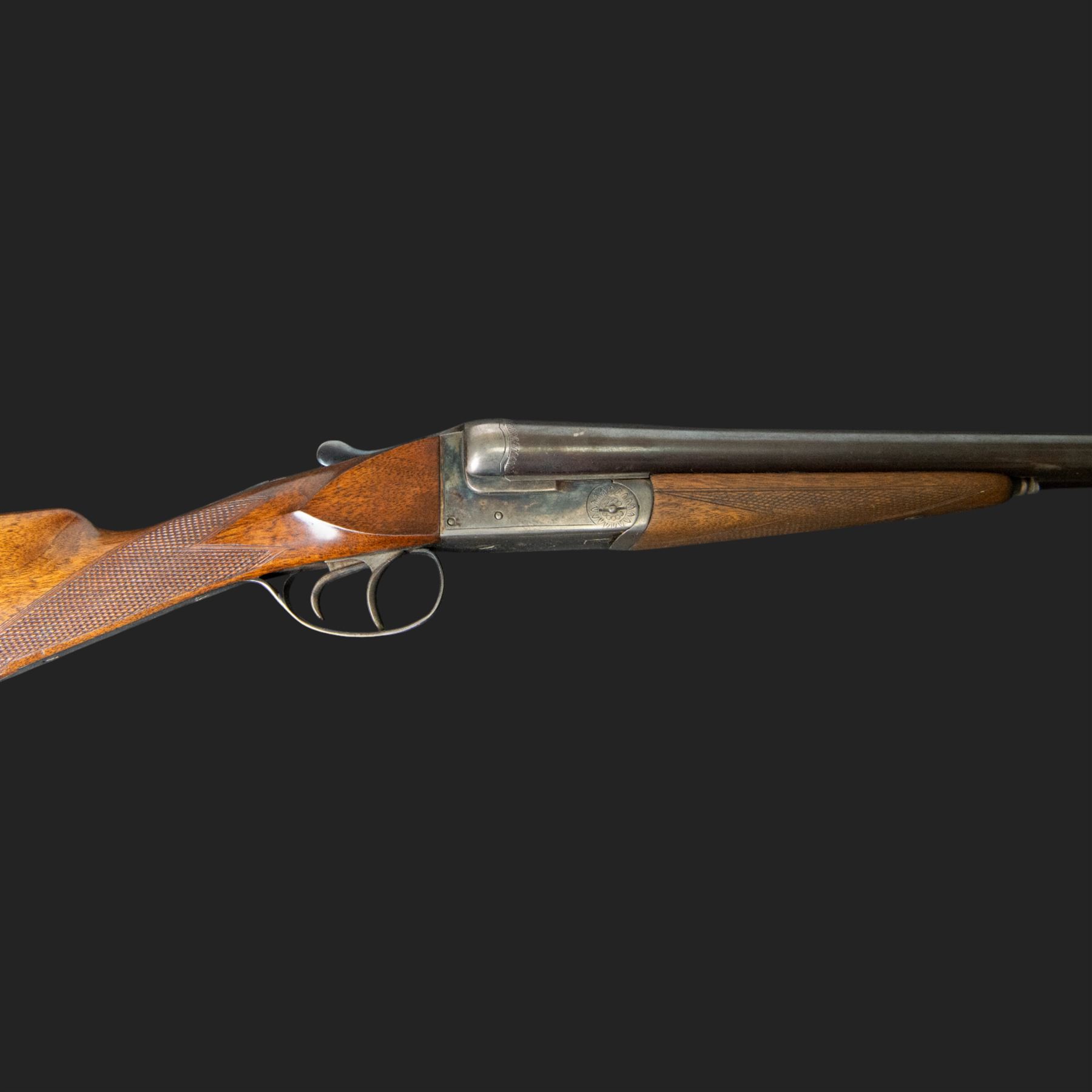 Spanish AYA 12-bore side-by-side double barrel boxlock ejector shotgun with 66cm(26