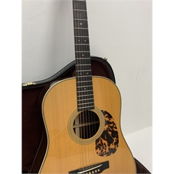 C.F. Martin & Co HD-28VS acoustic guitar, made in USA, gloss finish, in Martin & Co. carrying case 