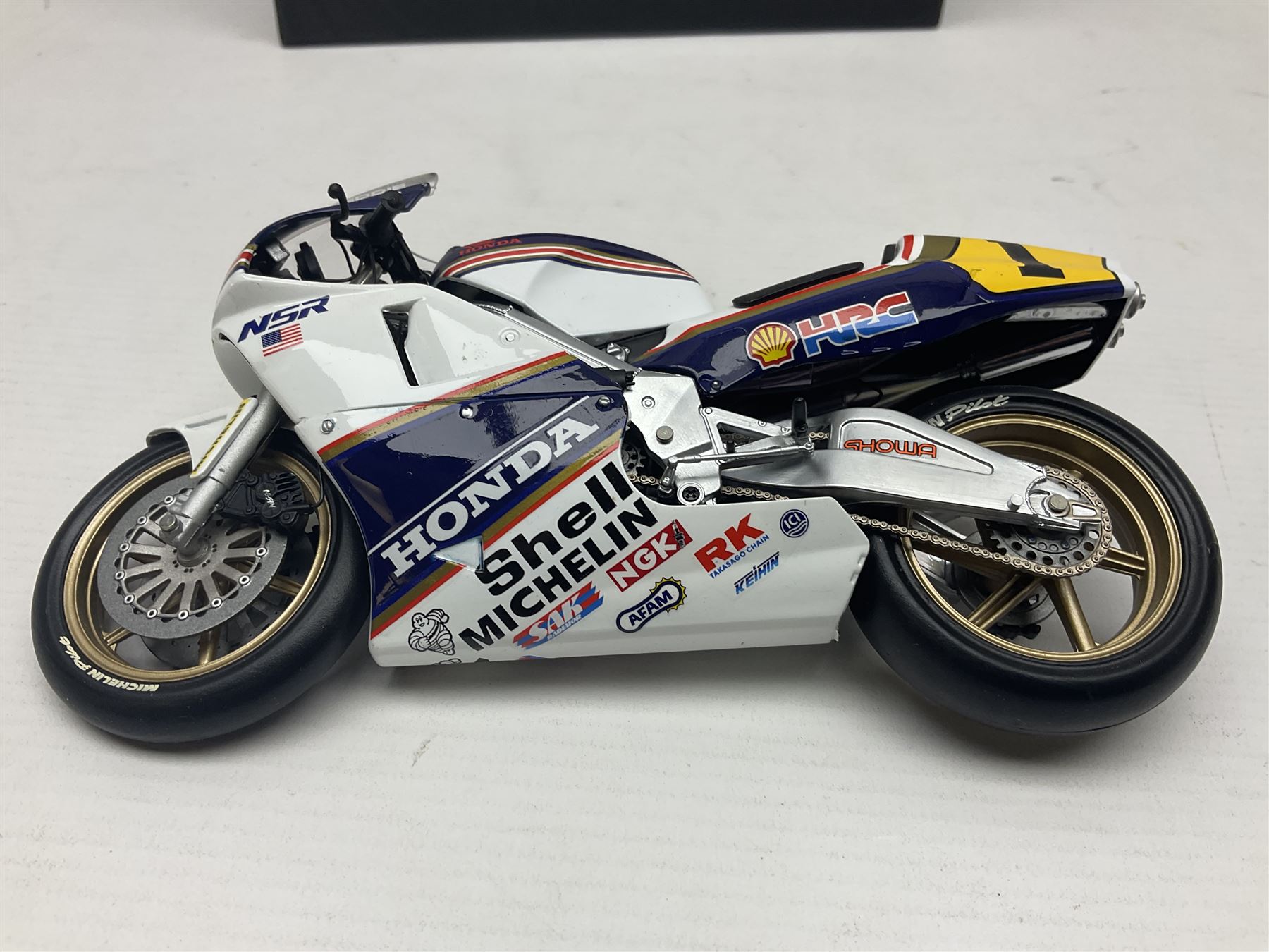 Minichamps Classic Bike Series 1:12 scale die-cast model - Honda NSR500 Eddie Lawson GP1989; boxed