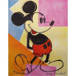 After Andy Warhol (American 1928-1987): 'Micky Mouse', limited edition lithograph in colou...