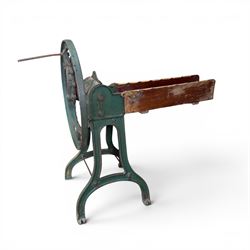 Taylor & Parsons - 19th century cast iron chaff cutter