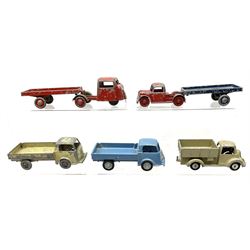 Various Makers - thirteen unboxed and playworn die-cast models comprising Lion (Holland) DAF.B Variomatic and DAF 750 Variomatic; Brent Toy (New Zealand) station wagon; five Israeli models including Gamda open back lorry, Chevelle Station and Dodge Charger cars etc; two Sundaw articulated flat-bed lorries; two Sep-Toy (Belgium) open back lorries and Plymouth car (13)