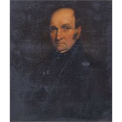 Attrib. Sir John Watson Gordon (Scottish 1788-1864): Portrait of a Gentleman, oil on panel...