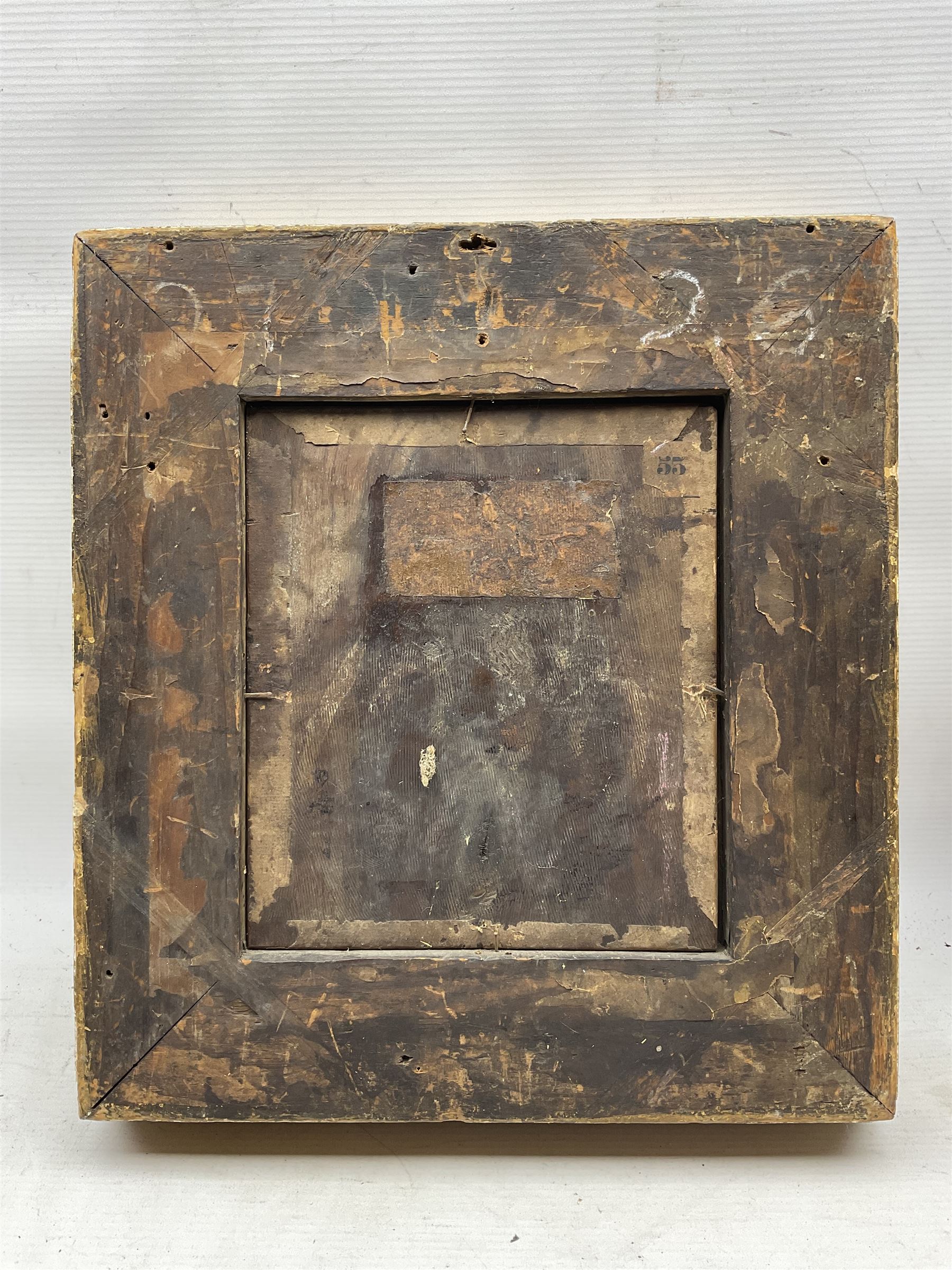 English School (Early 19th Century): The Judgement of Paris and The Musicians, two oils on panel unsigned, the latter with various indistinct inscriptions verso, max 21cm x 33cm (2)