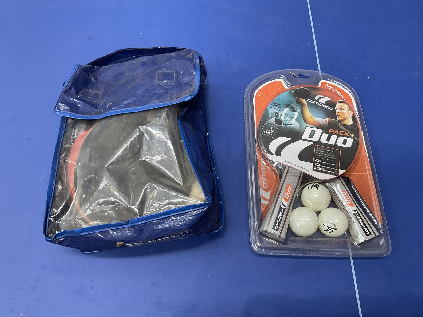 Cornilleau 100S crossover table tennis table, folding with cover